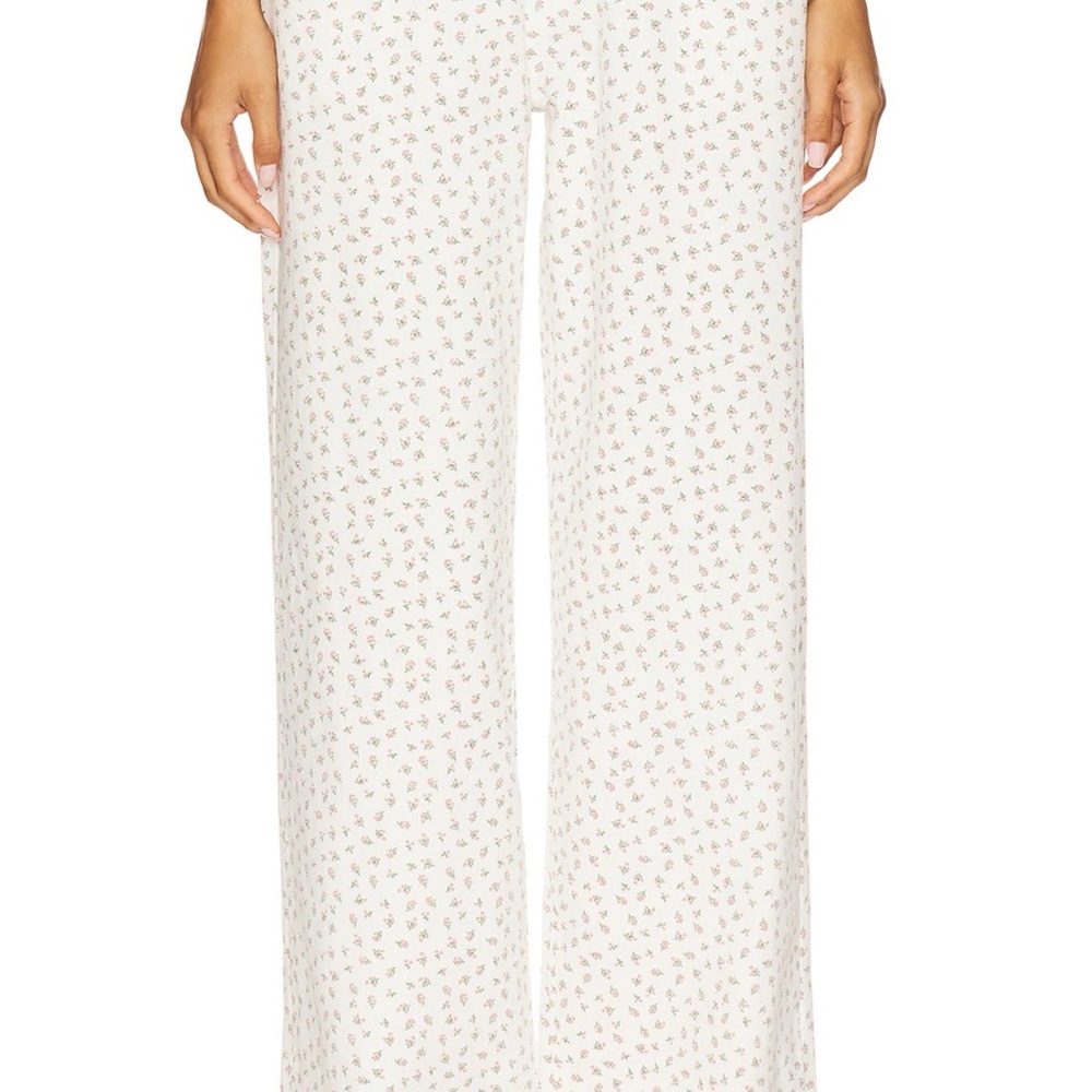 Floral Wide Leg Pants